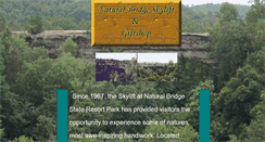 Desktop Screenshot of naturalbridgeskyliftandgiftshop.com