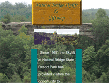 Tablet Screenshot of naturalbridgeskyliftandgiftshop.com